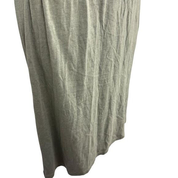 Easywear by Chicos Sage Green Blouson Cotton Blend Dolman Sleeve Dress sz 1 / M - Picture 2 of 16